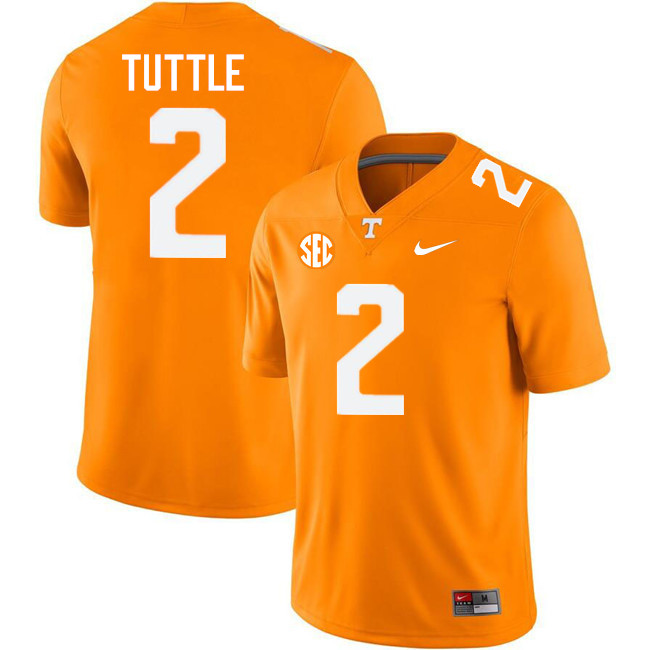 Shy Tuttle Tennessee Jersey,Tennessee Volunteers #2 Shy Tuttle College Jersey,Uniforms-Orange